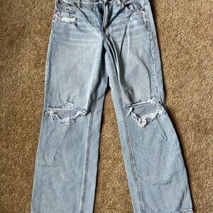 American Eagle Outfitters Light Blue Stovepipe Jeans